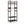 Rack With Hanging Rod, 4 Hooks, Heavy Duty Freestanding Closet Organizer - Brown / Black