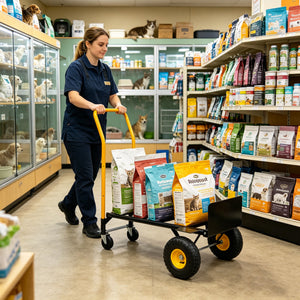 HT1006BK-YL Hand Truck Dual Purpose Cart