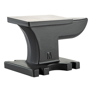 22 Lbs Single Horn Anvilб Counterop And Stable Base, Round Horn - Black