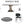 Modern Rectangular Dining Table For 6 With Chairs