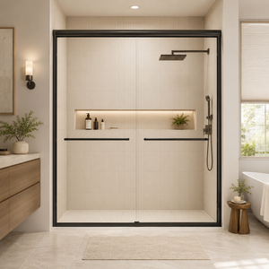 56-60" W x 72" H Framed Double Sliding Shower Door