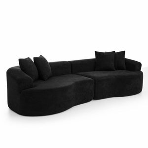 4 Seater Curved Cloud Sectional Sofa