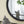 Circle Wall Mirror With Wooden Frame for Living Room