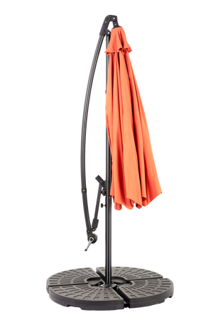 10ft Offset Hanging Market Patio Umbrella with Easy Tilt Adjustment
