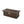 Transitional Rectangular Outdoor Propane Fire Pit With 50,000 BTU