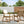 TREXM Patio Dining Chair Set of 2, Wood Outdoor Armchairs with Removable Cushions
