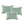 6 Piece Reversible Scalloped Edge Daybed Cover Set - Seafoam
