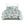 6 Piece Cotton Sateen Quilt Set with Throw Pillows Aqua Full/Queen
