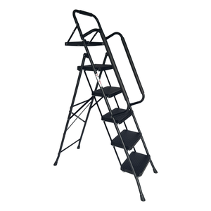 Folding Step Ladder with Wide Anti-Slip Pedal
