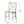 Dining Chair With X Shaped Back (Set of 2)