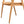 Simeon - Scandinavian Sculpted Dining Chair - Warm Natural Brown