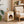 Indoor Dog House With Removable Cushion, Pet House For Cats & Small Dogs - Cream White / Light Yellow