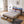 Modern Metal Platform Bed Frame With Wooden Headboard And Footboard, USB Charging Station, LED Lights, 2 Drawers