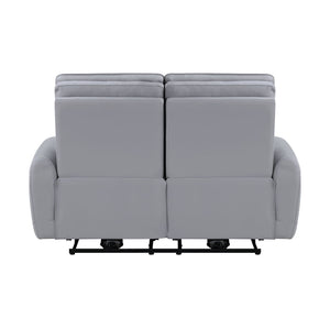 Jeromie - Power Motion Loveseat With USB Port - Gray