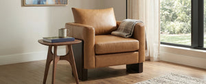 Modern Accent Chair Stylish Club Chair Armchair with Rubberwood Legs for Living Room, Bedroom, or Office