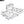 Full Size Platform Bed With Storage LED Headboard, Twin Trundle And 3 Drawers - White