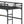 Twin Metal Loft Bed With Desk, Ladder And Guardrails, Bookdesk Under Bed - Black