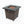 28-Inch Black Wicker Outdoor Propane Gas Fire Pit Table with Steel Top