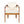 7 Pieces Acacia Wood Outdoor Dining Set with Cream Cushions