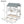 Twin Size House Bunk Bed With Trundle, Roof And Windows - White / Gray