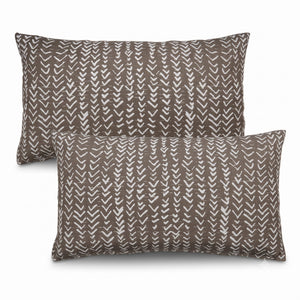 2 Pack Outdoor Lumbar Pillow with Inserts
