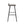 Outdoor Bar Stool With Low Backrests And Wood Seats (Set of 2)