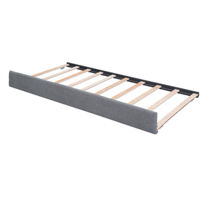 Upholstered Platform Bed With Trundle