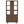 Rodger - 3 Shelf Cabinet Bookcase - Walnut
