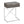Accent Side Table with Storage Drawer in Taupe