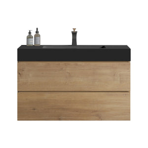 Alice Natural Oak Bathroom Vanity With Sink