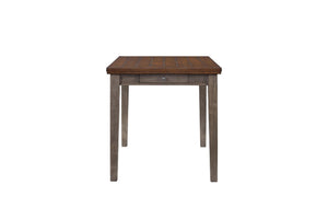 Counter Height 2 Tone 4 Drawer Dining Table - Gray
