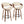 Symphony - Mid Century Stylish Design Modern Counter Stool (Set of 2)