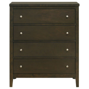 Clement - 4 Drawer Chest Of Drawers - Espresso