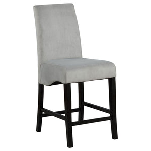 Upholstered Counter Stools (Set of 2) - Gray