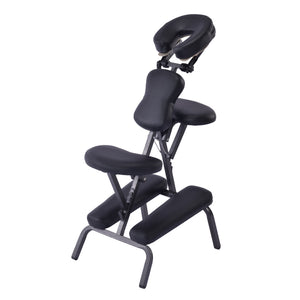 Portable Massage Chair for Tattoo and Spa with Adjustable Face Cradle and Carrying Bag