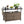 Outdoor Wicker Bar Cart with Glass Top and Wheels