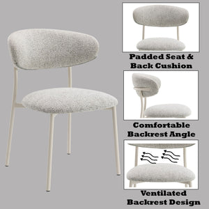 Kalam Fabric Side Chair (Set of 2) - Light Gray