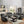 Modern Style Living Room Set With Pillow Arms