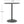 Elegant Cast Aluminum Round Bar Table With Romantic Filigree Design - Copper
