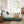 Queen Size Upholstered Platform Bed Frame with Rounded Corners Curved Headboard