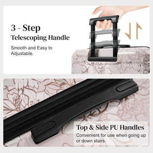 GigaTech 5-Piece PC+ABS Hardside Luggage Set