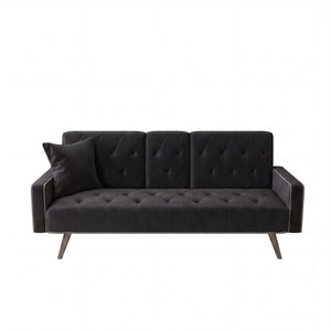 1730 Sofa Bed Armrest with Nail Head Trim