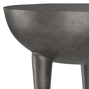 Otto - Cast Aluminum Side Table - Black