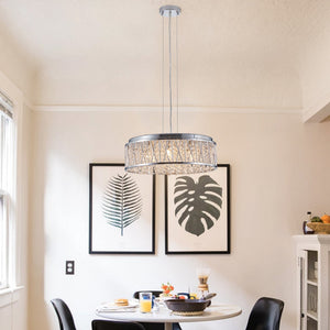 Modern Crystal Chandelier - 19 Inches