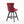 Swivel Velvet Barstools with Button Tufted Decoration - Set of 2 (Wine Red)