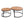 Modern Outdoor Sectional Sofa Set With Nesting Coffee Tables