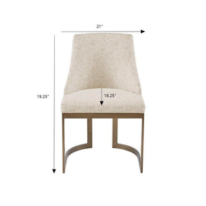 Contemporary Modern Accent Dining Chairs (Set of 2)