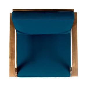 Perla Contemporary Club Chair with Water Resistant Cushion