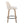 Toriano - Contemporary Fixed-Height Counter Stool & Swivel With Round Footrest (Set of 2)