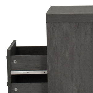 Nystrom Mid Century Modern 2 Drawer Nightstand